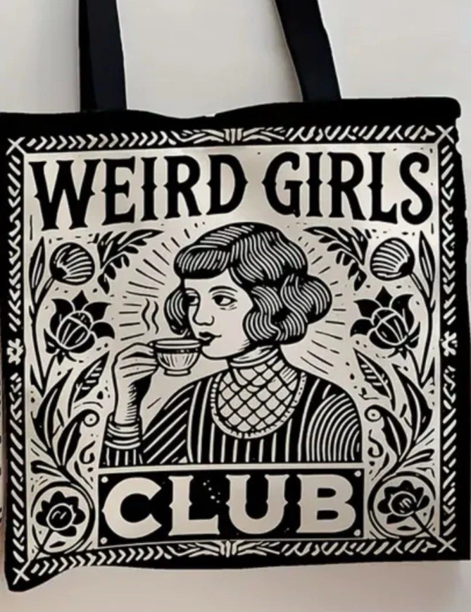 Weird Girls Club Tote Bag large ￼