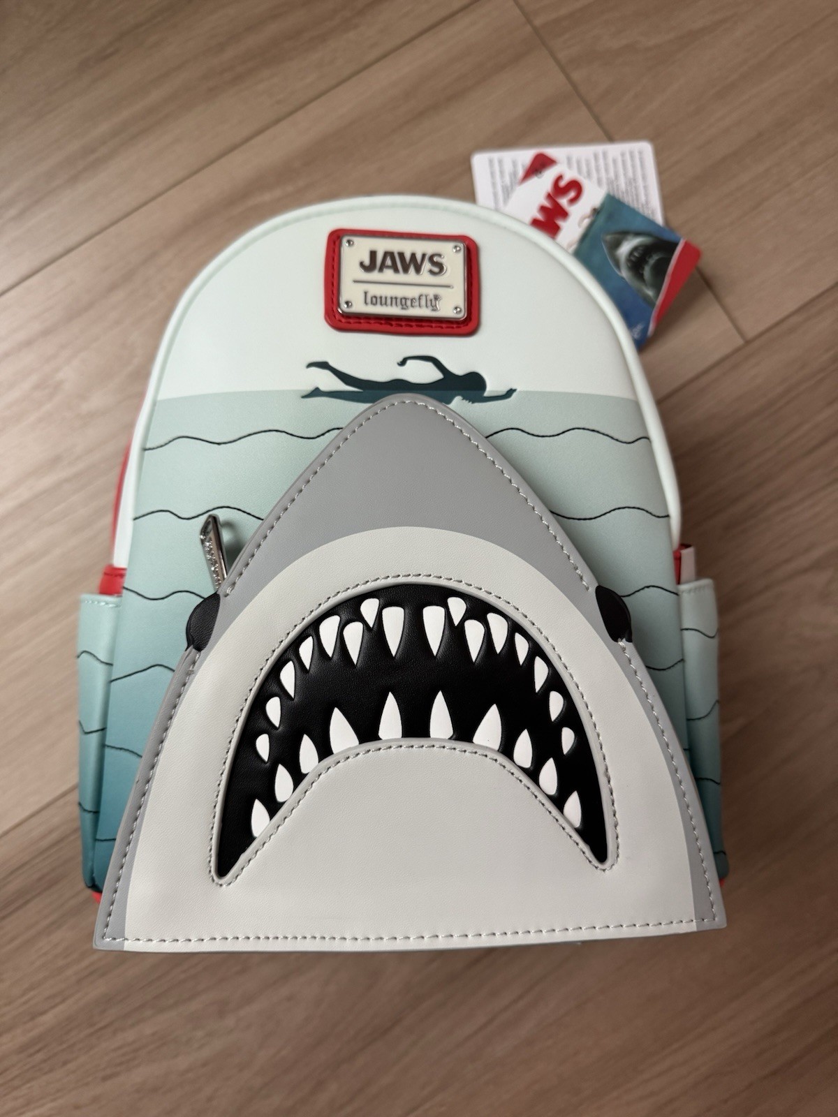 LOUNGEFLY Jaws Shark Mini Backpack Universal Studios Exclusive
