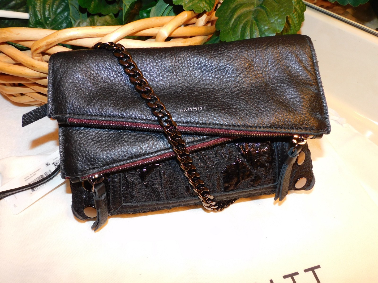NWT HAMMITT DILLON SML IN MIDNIGHT MARQUISE $495** FREE SHIPPING*