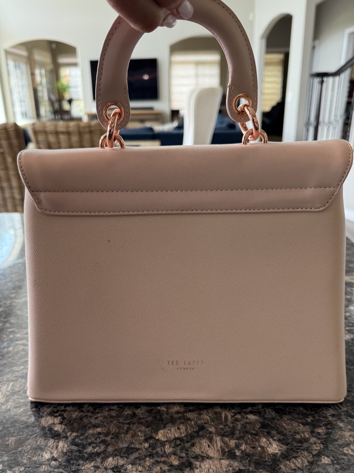 TED BAKER London Handbag – Pale Pink – Excellent Condition