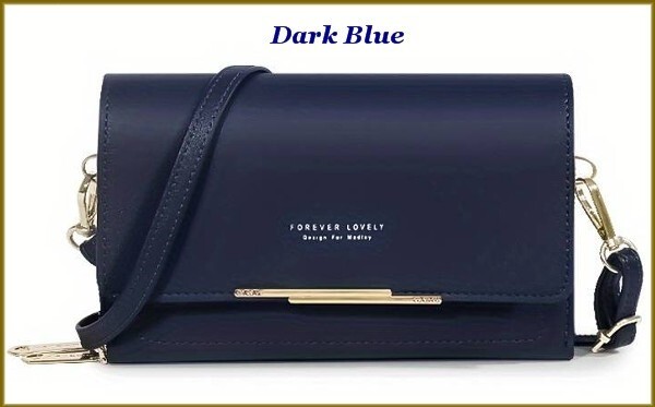 Forever Lovely Design For Marley Faux Leather Crossbody Shoulder Clutch Purse