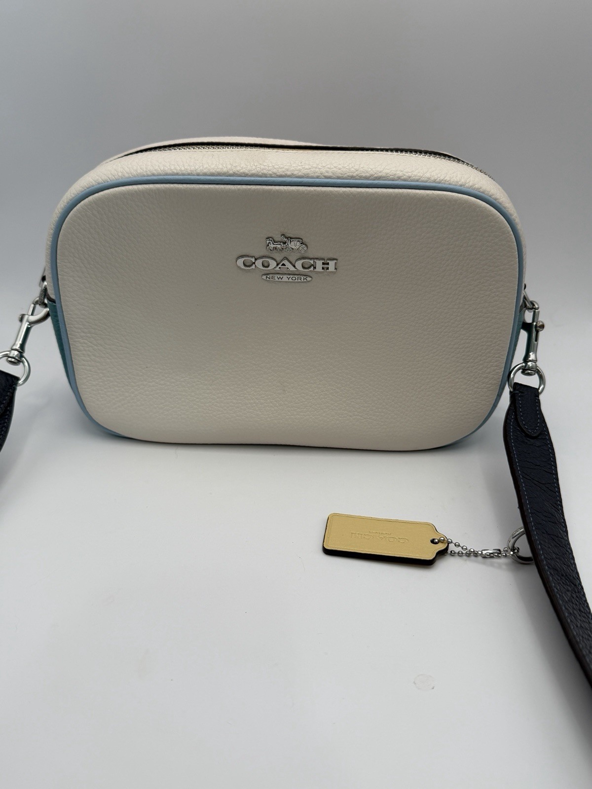 COACH Jamie Crossbody Camera Bag (Chalk Midnight Navy Multi)