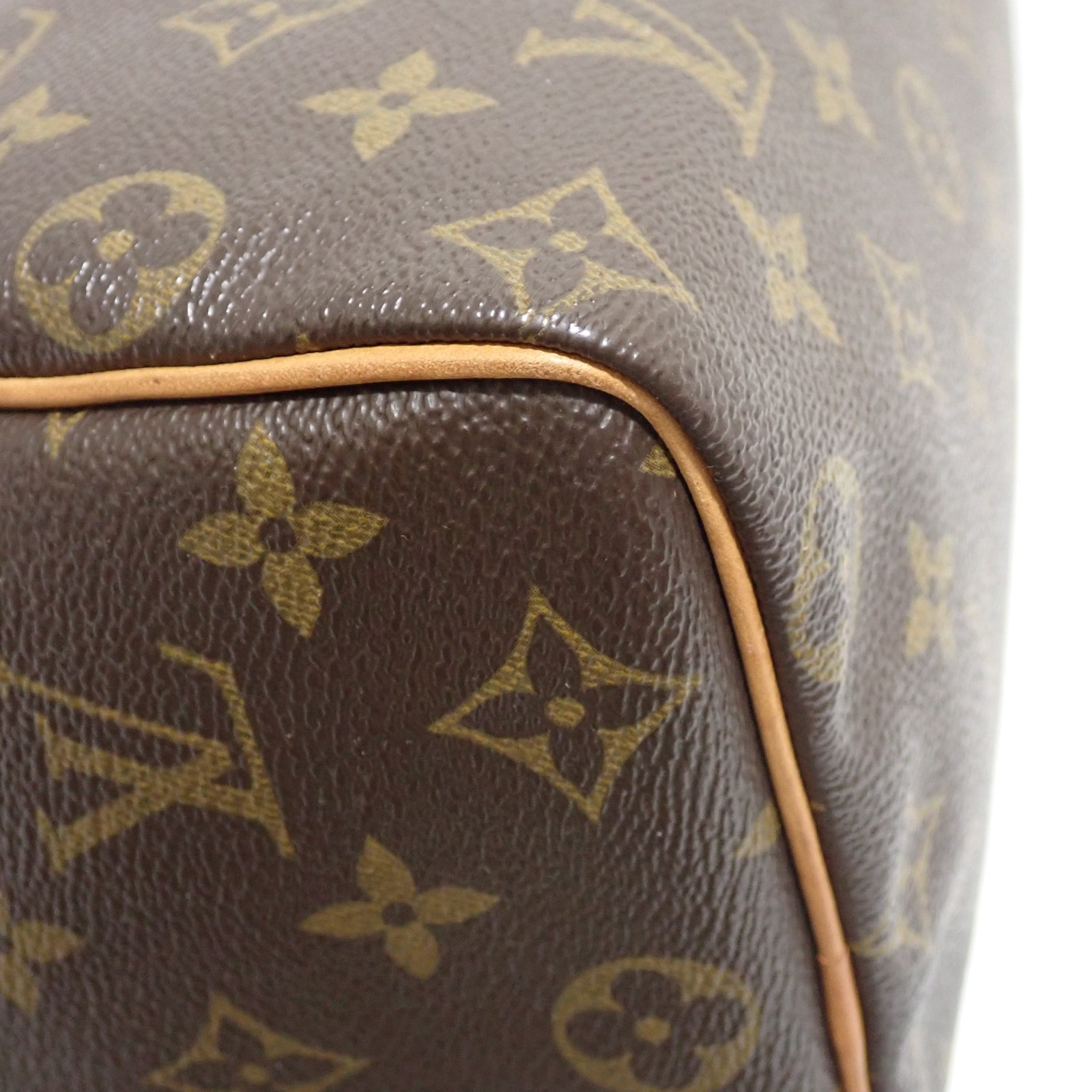 Louis Vuitton Monogram Speedy 25 Purse Bag M41528 Brown Pre-Owned VI0973