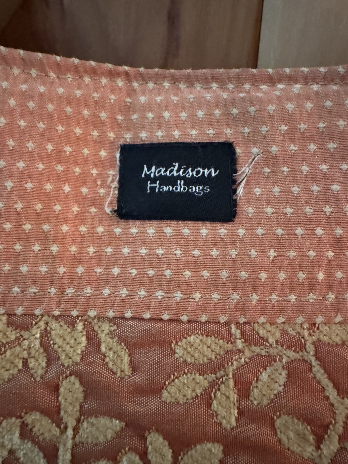 Madison Handbag, Cotton Floral Quilted Tote With Double Canvas Twill Handles