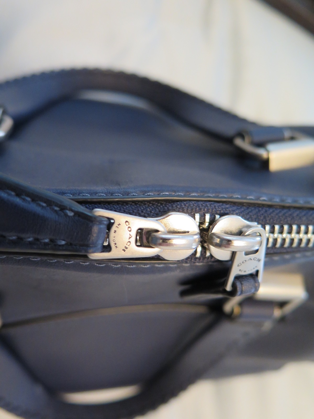 Coach #37017 Ace Satchel Handbag Horse Carriage Calf Leather