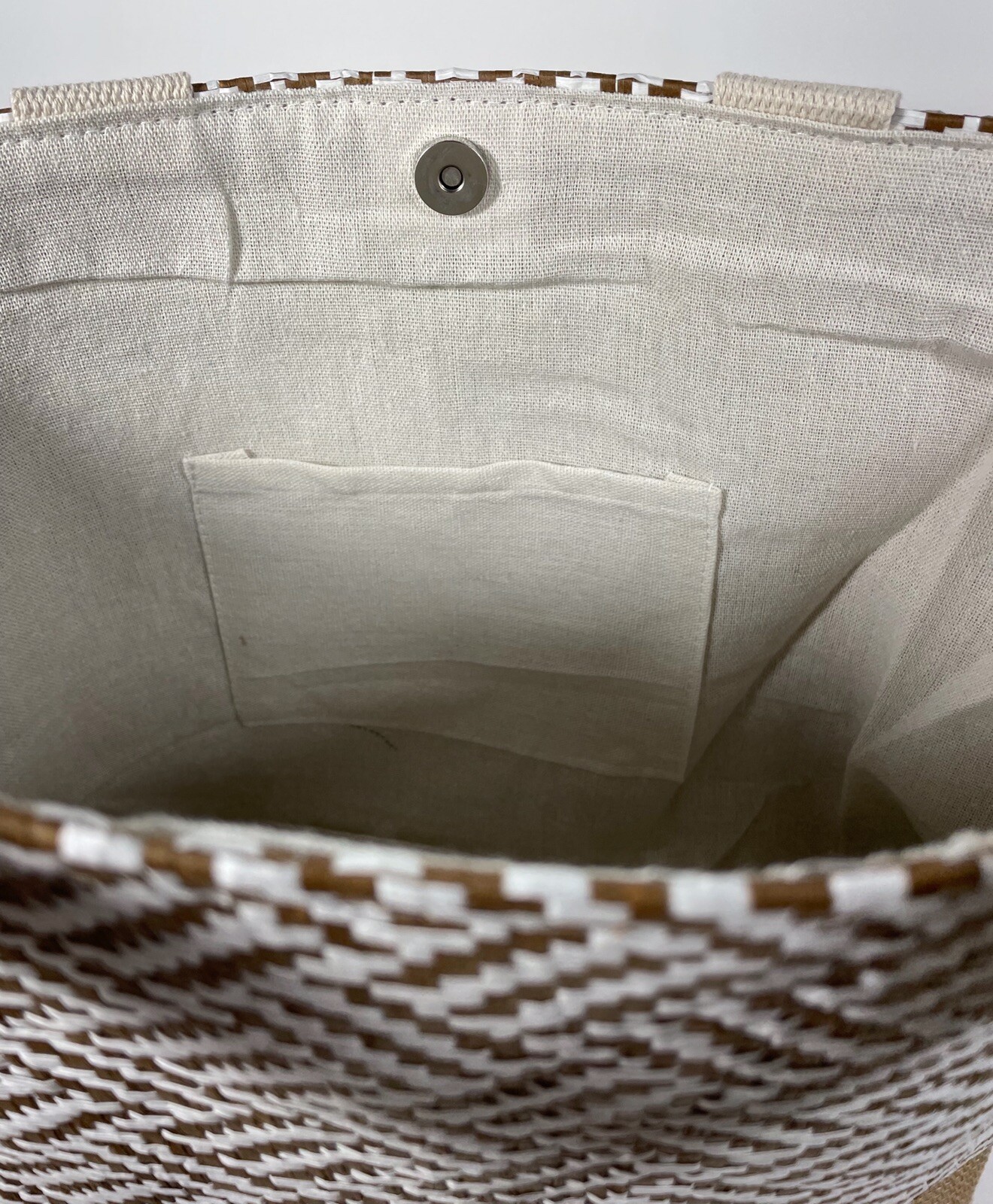 Pattern Weaver Tote Bag 53910 20 TC #1 16” H 19” W 6” D