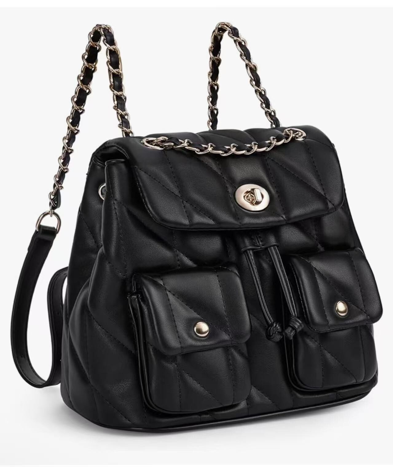 CLUCI Small Backpack Purse for Women,Mini Vegan Leather Tabby Backpack for Woman