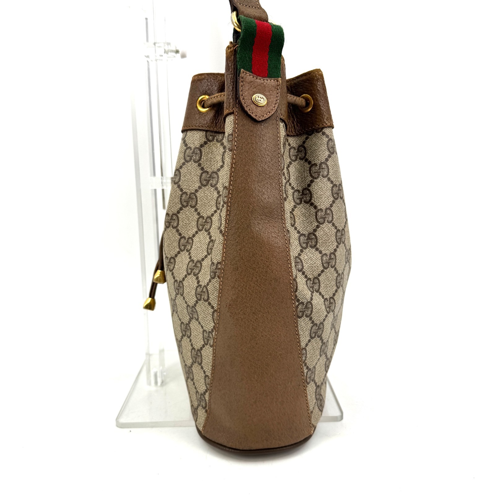 Vintage GUCCI Sherry Shoulder Bag Drawstring