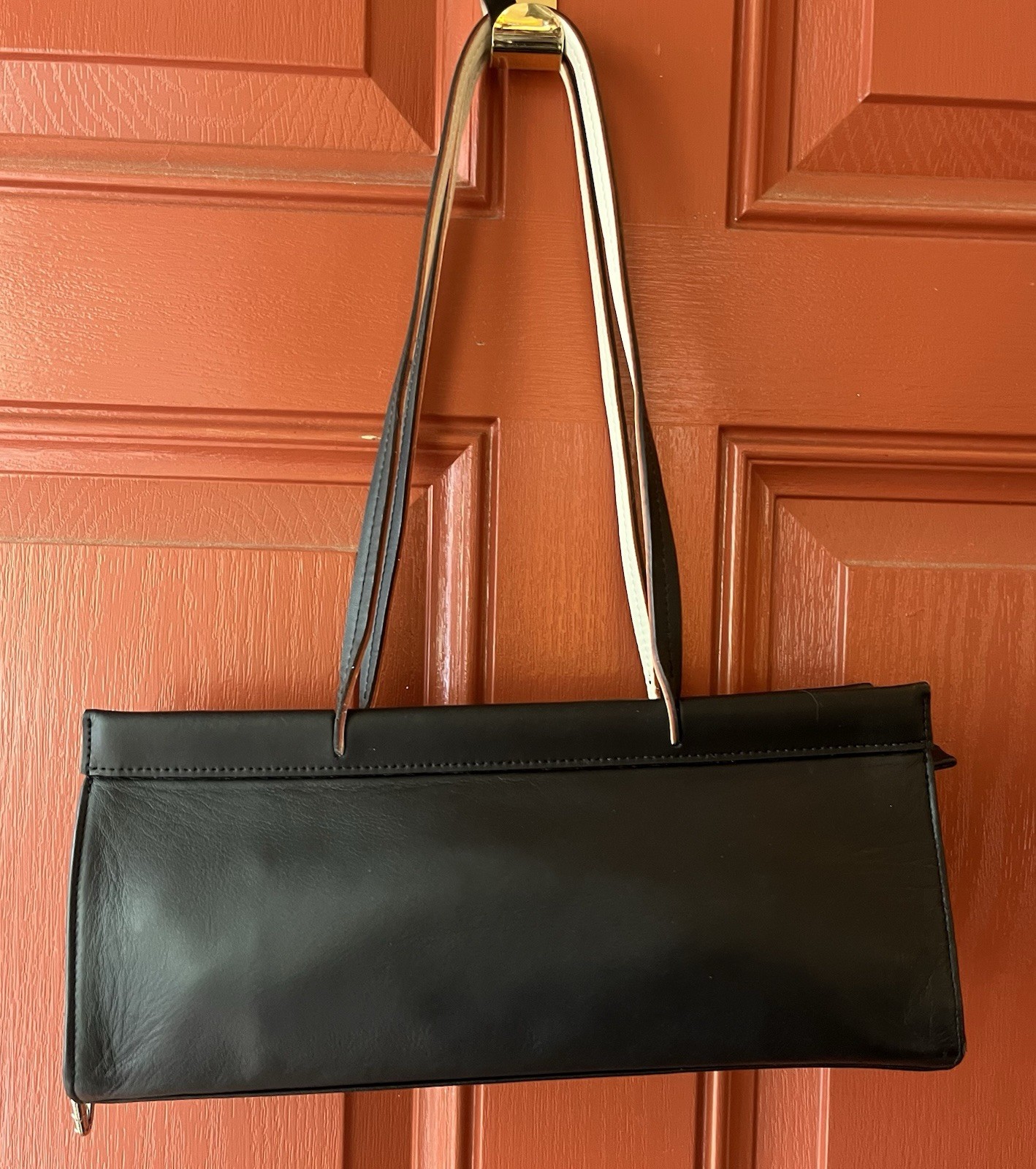 EUC $298 Joseph & Stacey Diana Purse Tote Bag Black Leather Seoul, South Korea