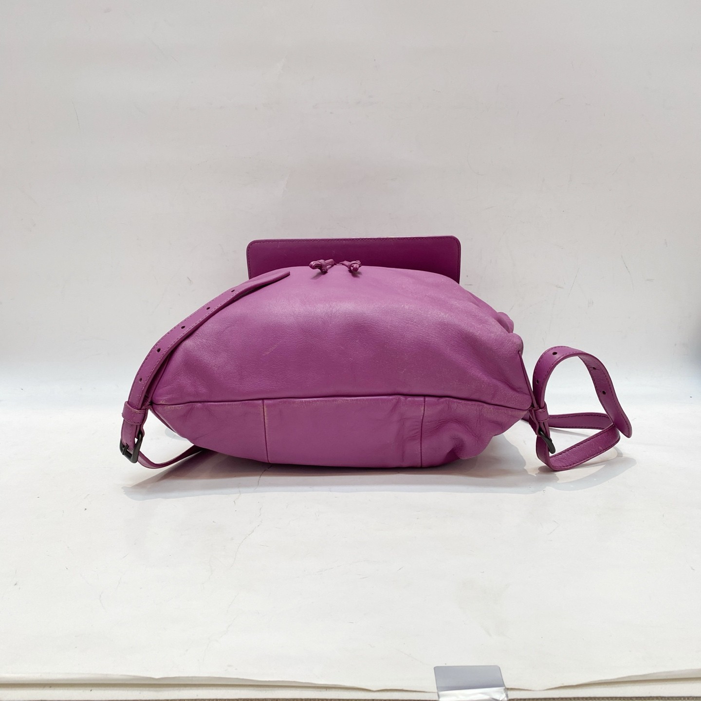 Preloved bottega veneta intecciato drawstring backpack