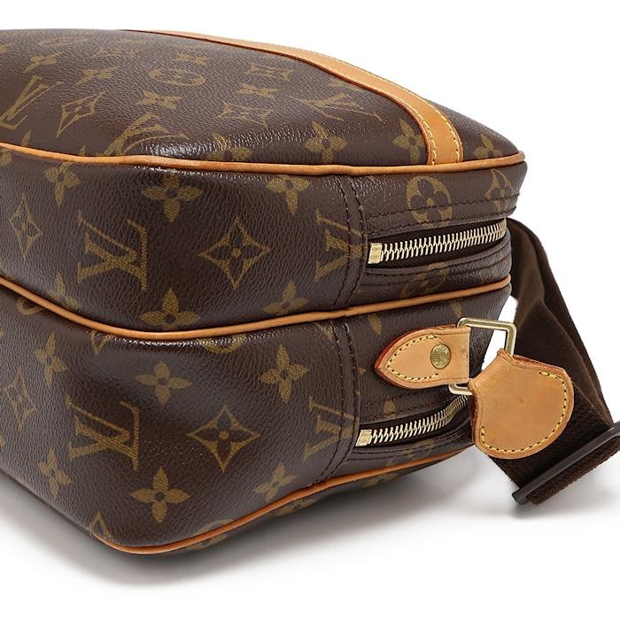 LOUIS VUITTON Bag: Reporter PM M45254 Monogram Brown W28H21D11cm;