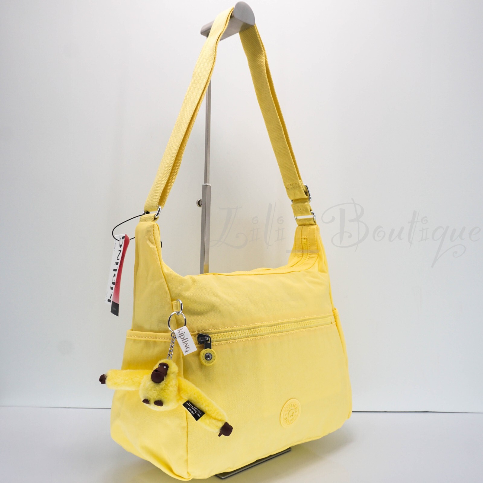 Kipling Alenya Crossbody Shoulder Bag Purse Polyamide HB6628 Buttery Sun $119