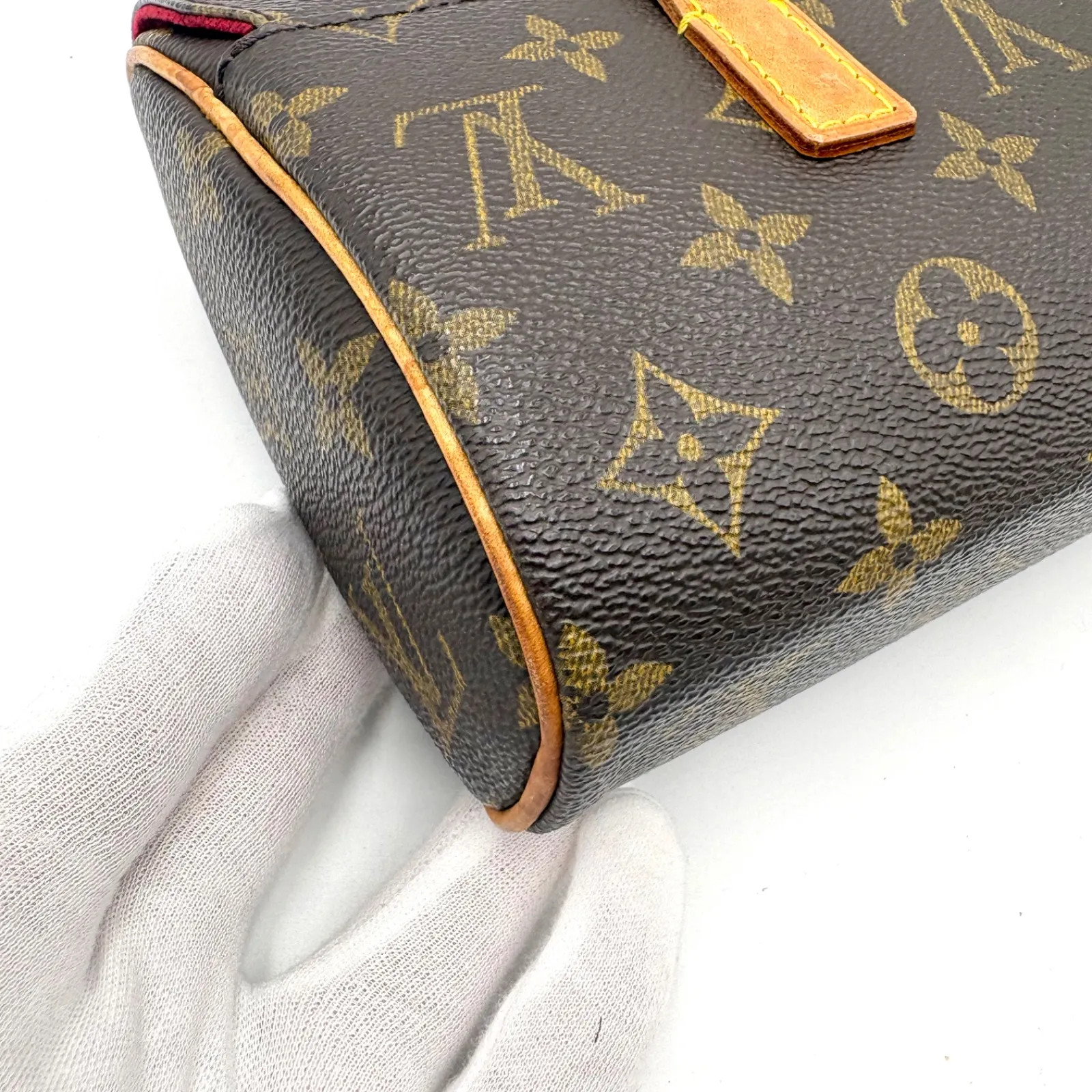 Auth Louis Vuitton Sonatine Monogram Handbag M51902 2Y7781