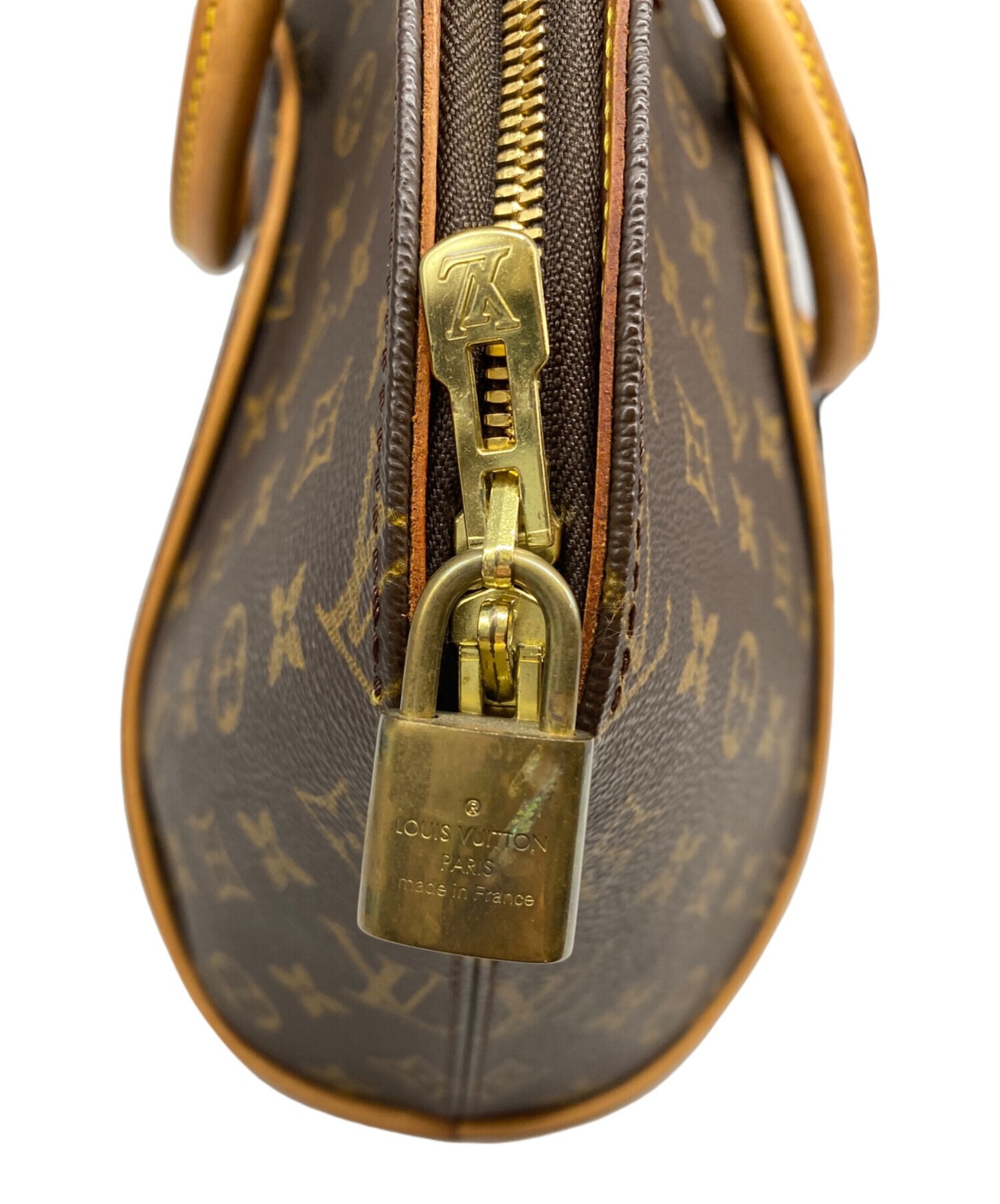 Louis Vuitton Ellipse MM M51126 Coated Canvas Brown Handbag #TFB3229