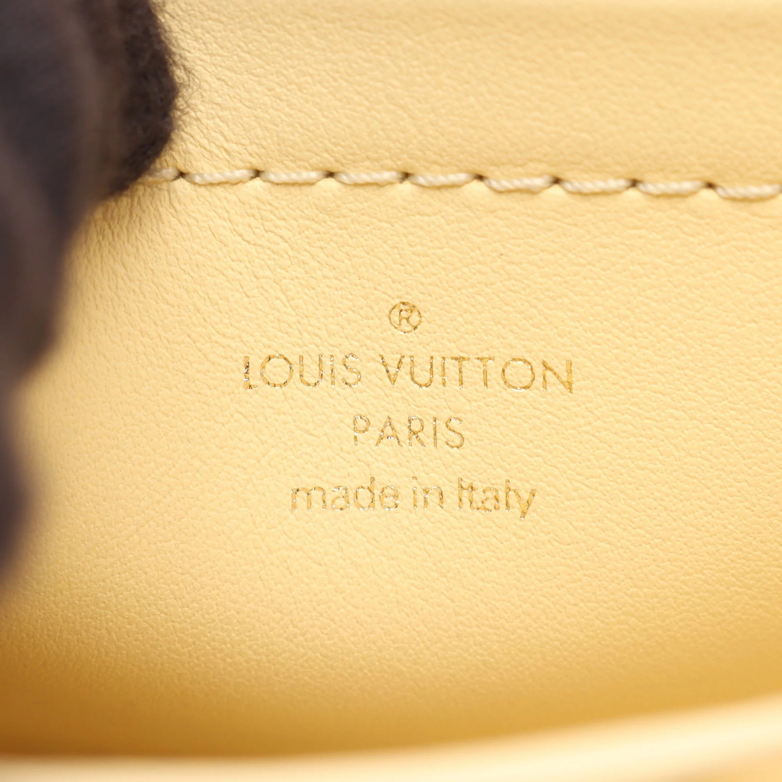 Louis Vuitton PICO GO-14 Shoulder Bag Yellow Leather #RCB13231