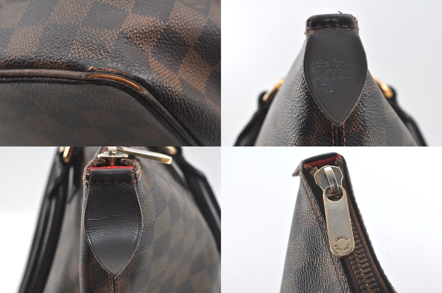 Authentic Louis Vuitton Damier Saleya MM Shoulder Tote Bag N51182 LV AA895