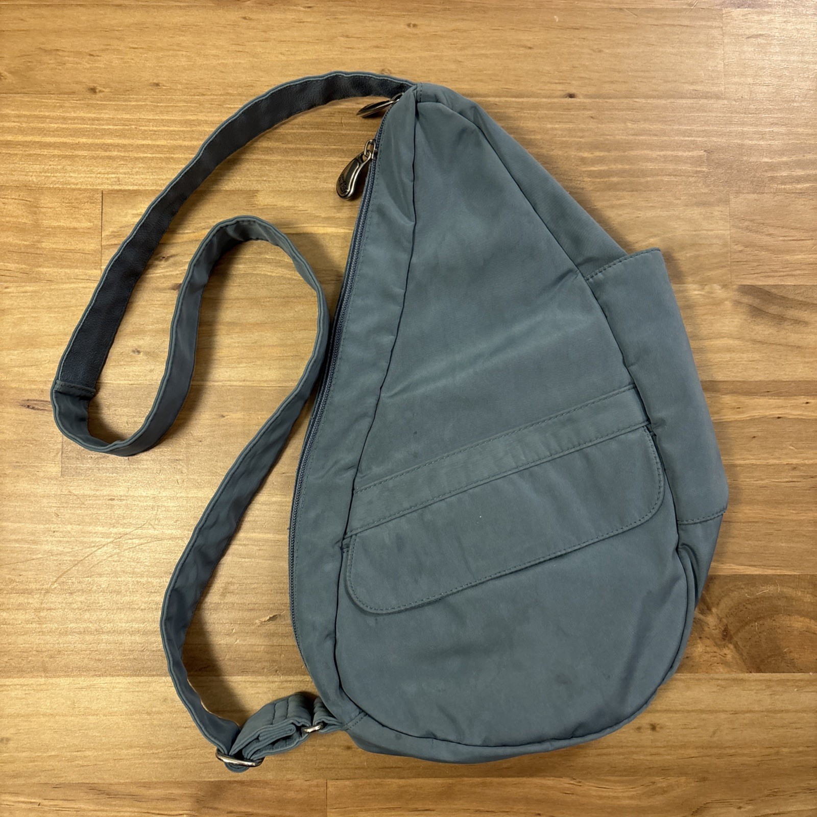 AmeriBag Healthy Back Bag Backpack Crossbody Sling Day Pack Adjustable Blue