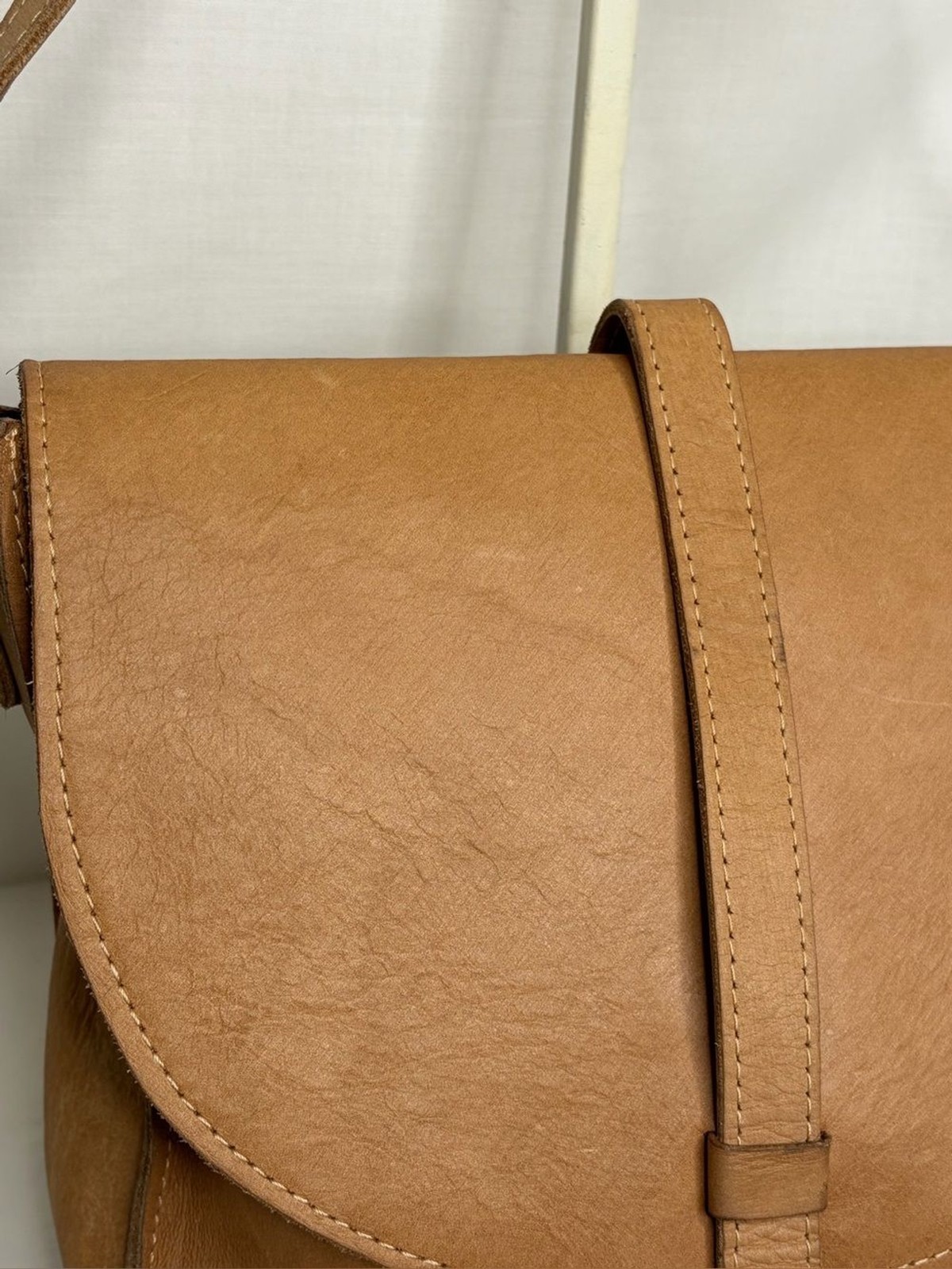 FashionABLE (ABLE) Leather Saddle Bag Tote/crossbody Vintage