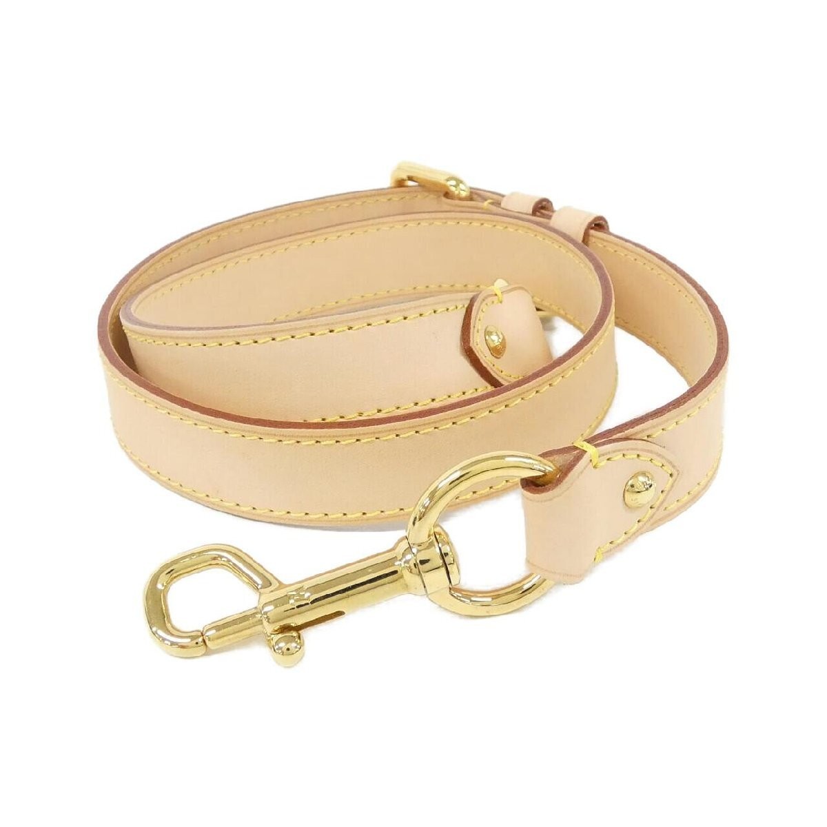 LOUIS VUITTON Shoulder Strap J00109 Vachetta Leather 90-100cm Width 2.5cm Nature