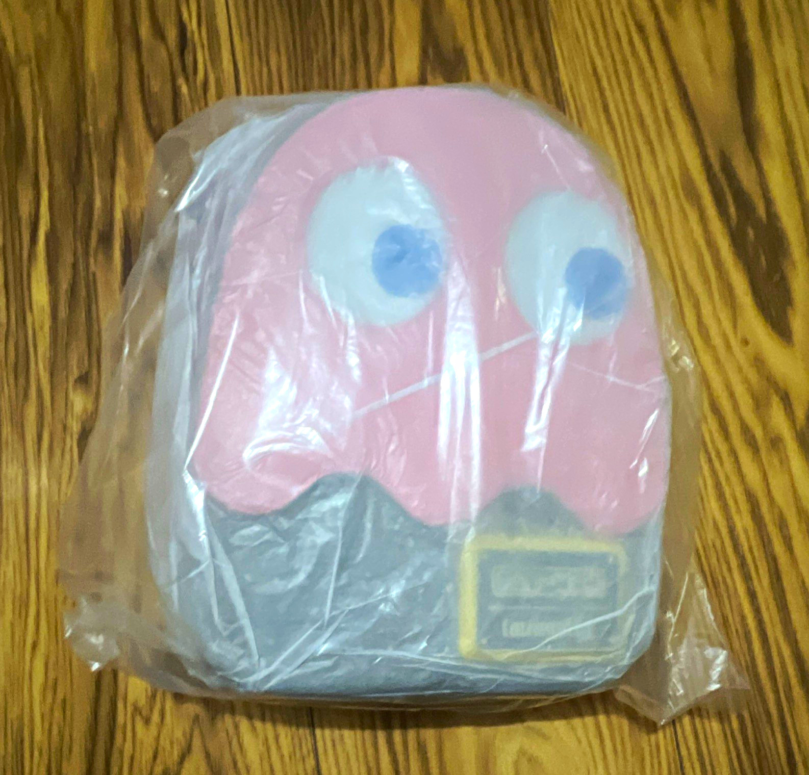 Loungefly PAC-MAN Blinky Pink Ghost Crossbody Bag Zip Detachable Strap