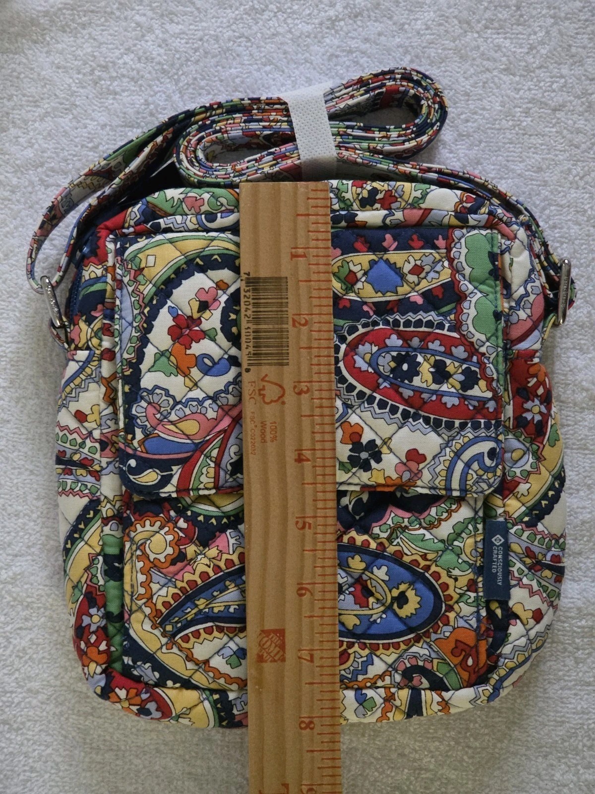 Vera Bradley Small Crossbody Hipster in Harbor Paisley NWT