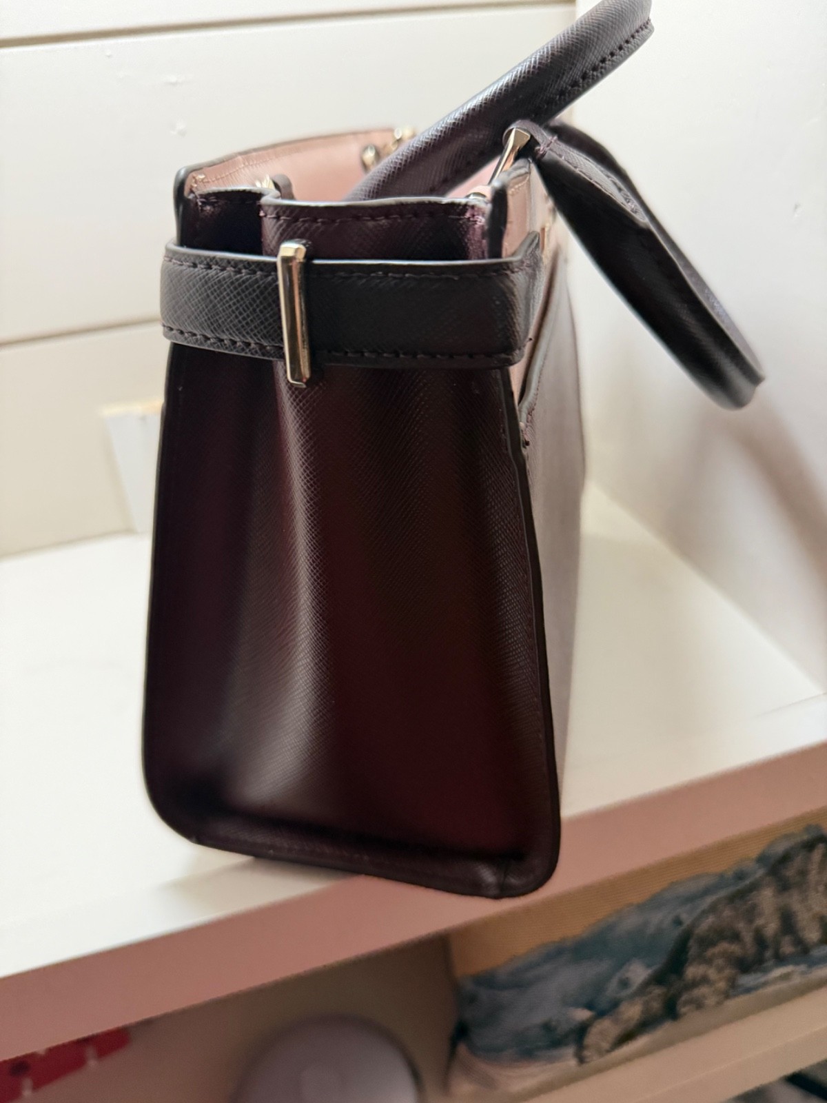 Kate Spade New York Colorblock Satchel Top Handle Bag w/ Detachable Strap