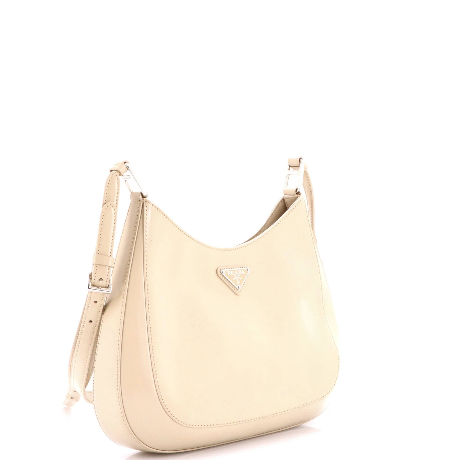 Prada Cleo Shoulder Bag Spazzolato Leather Large