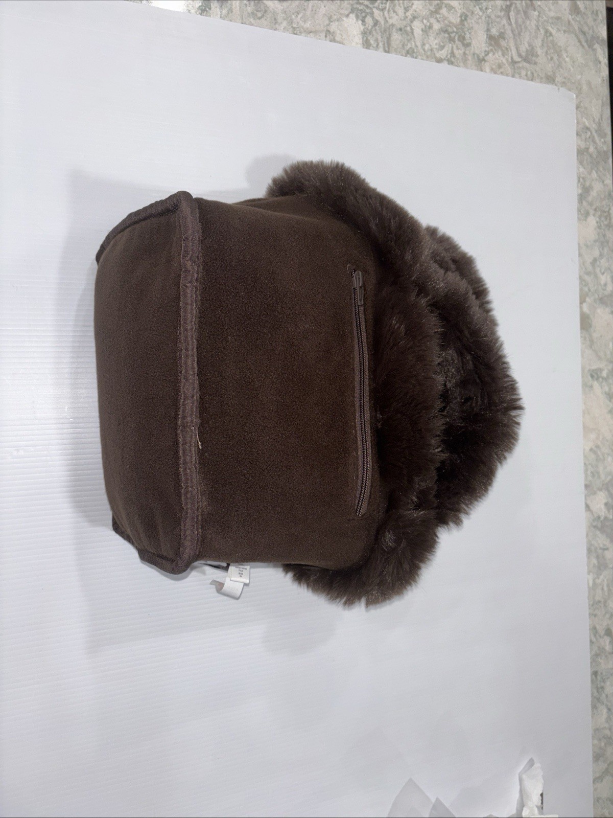 SKIMS Faux Fur Tote Bag – Espresso (Brown) Womens Mini Tote – NICE