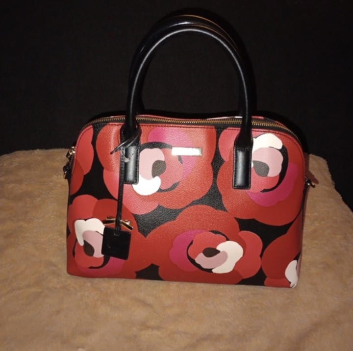 NWOT Kate Spade Ellison Avenue Rose Deco Satchel bag