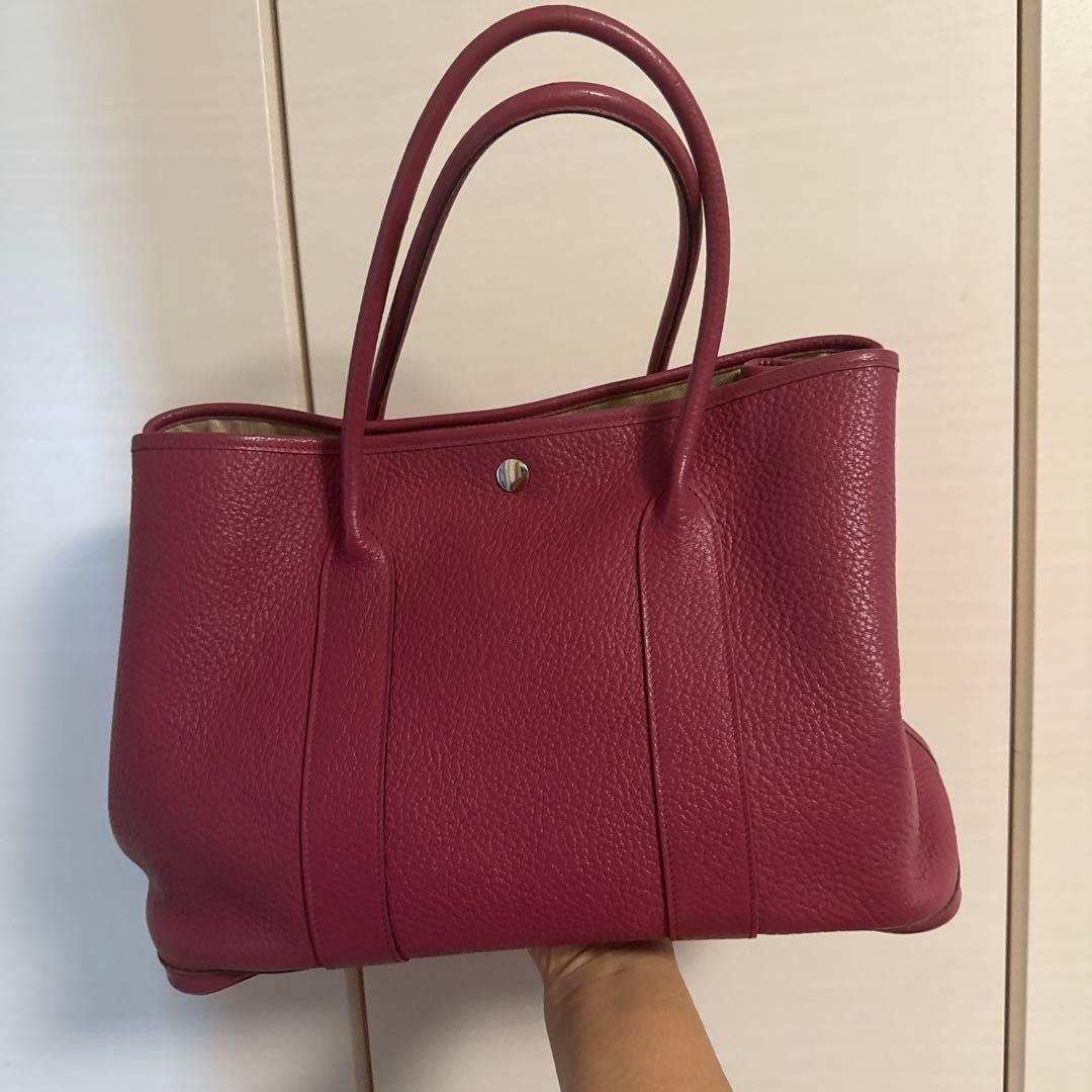 Hermes Garden Party PM Negonda Tosca Tote Bag Square Q Stamp