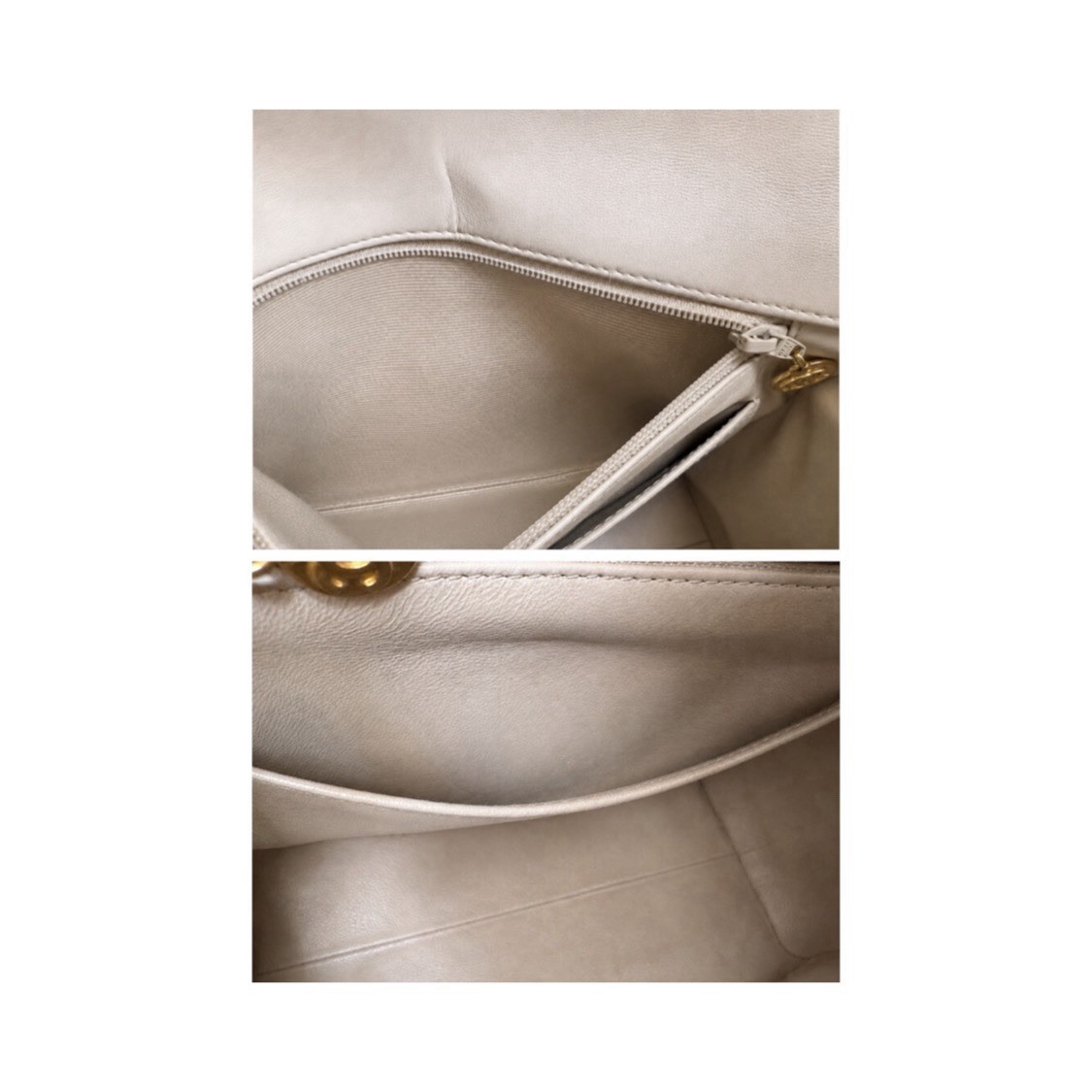 Chanel Mademoiselle Vertical Quilt Flap White Lambskin GHW Series 2 1991-1994