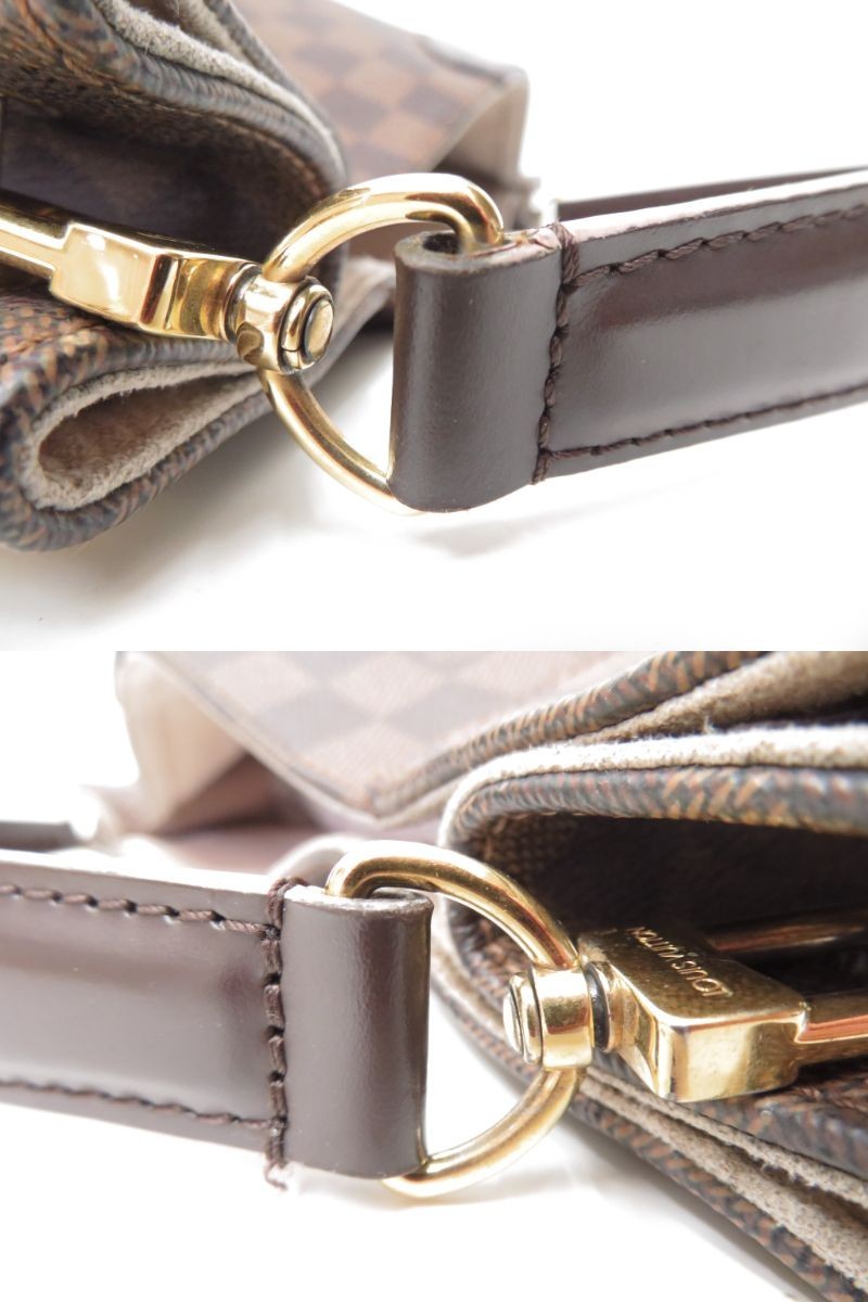 Authentic Louis Vuitton Damier Ebene Caissa Hobo Shoulder Bag Handbag F#53072