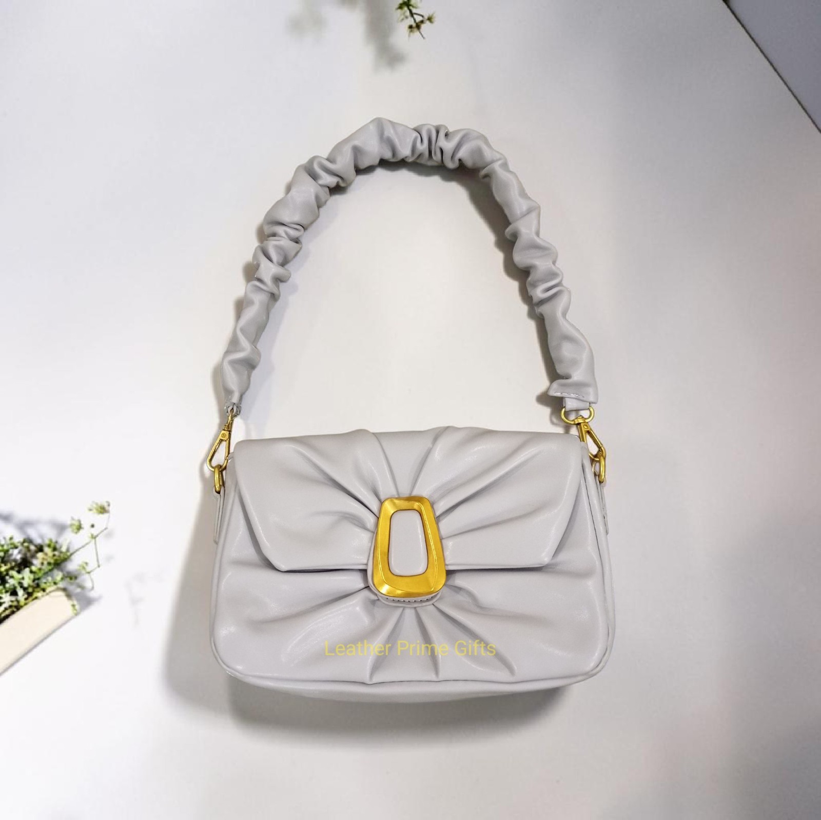 Handbag Leather Purse Tote bag Women Shoulder Bag Minimal Design Top Handle Bag