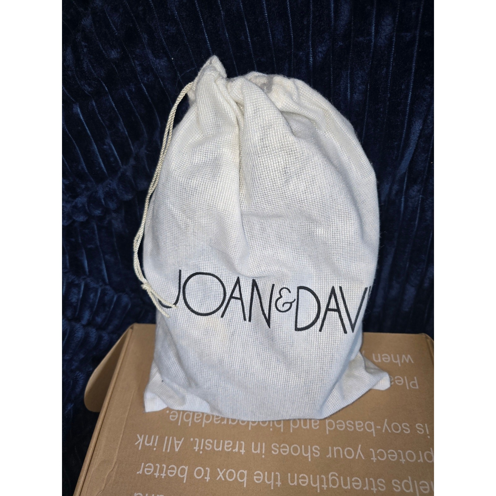 Joan & David Navy Quilted Nylon Chain Tote