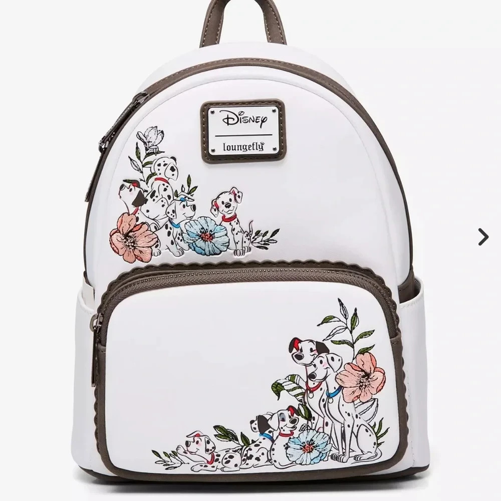 Loungefly Disney 101 Dalmatians Floral Puppies Mini Backpack