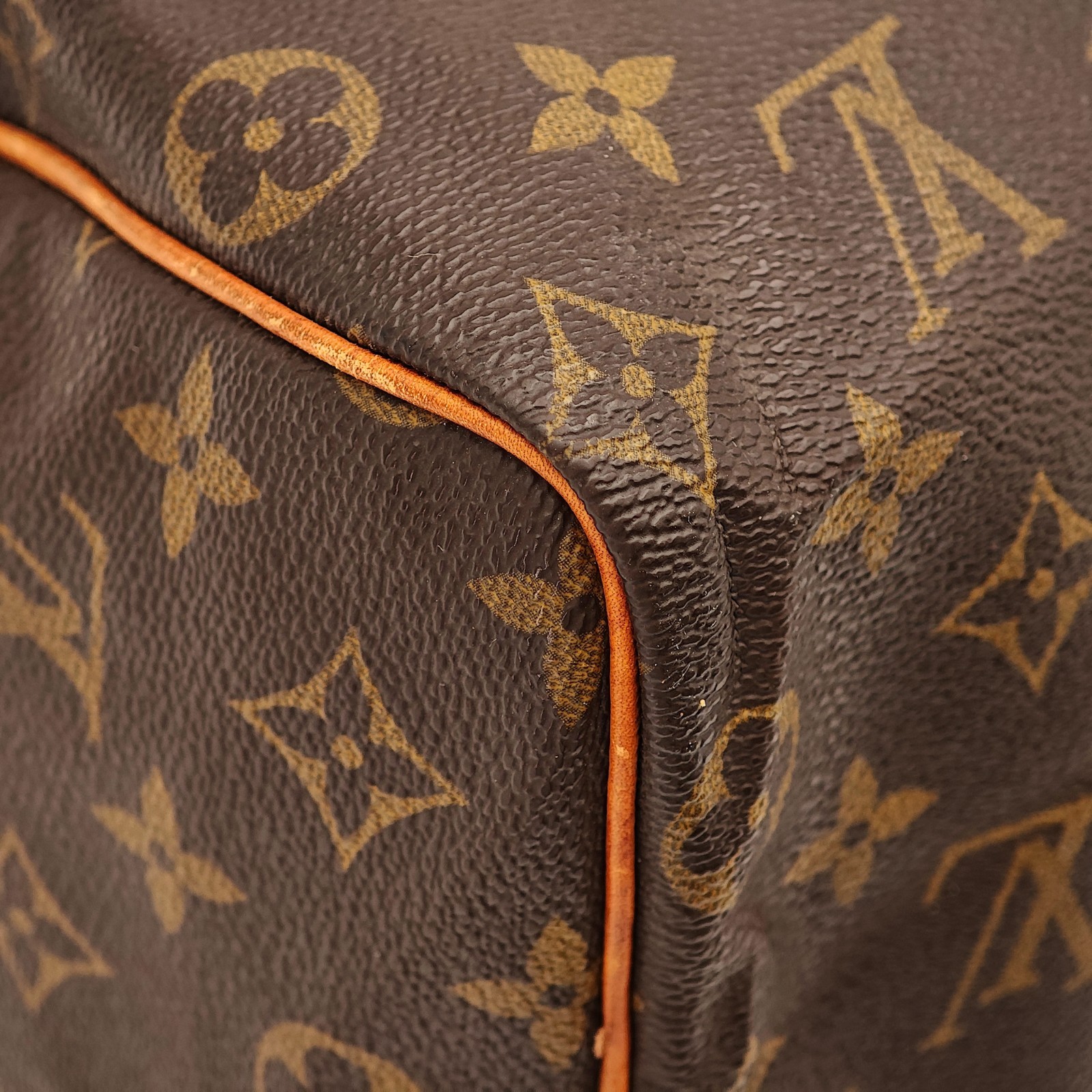LOUIS VUITTON Speedy 25 Monogram Handbag Mini Boston M41109 Brown 0122