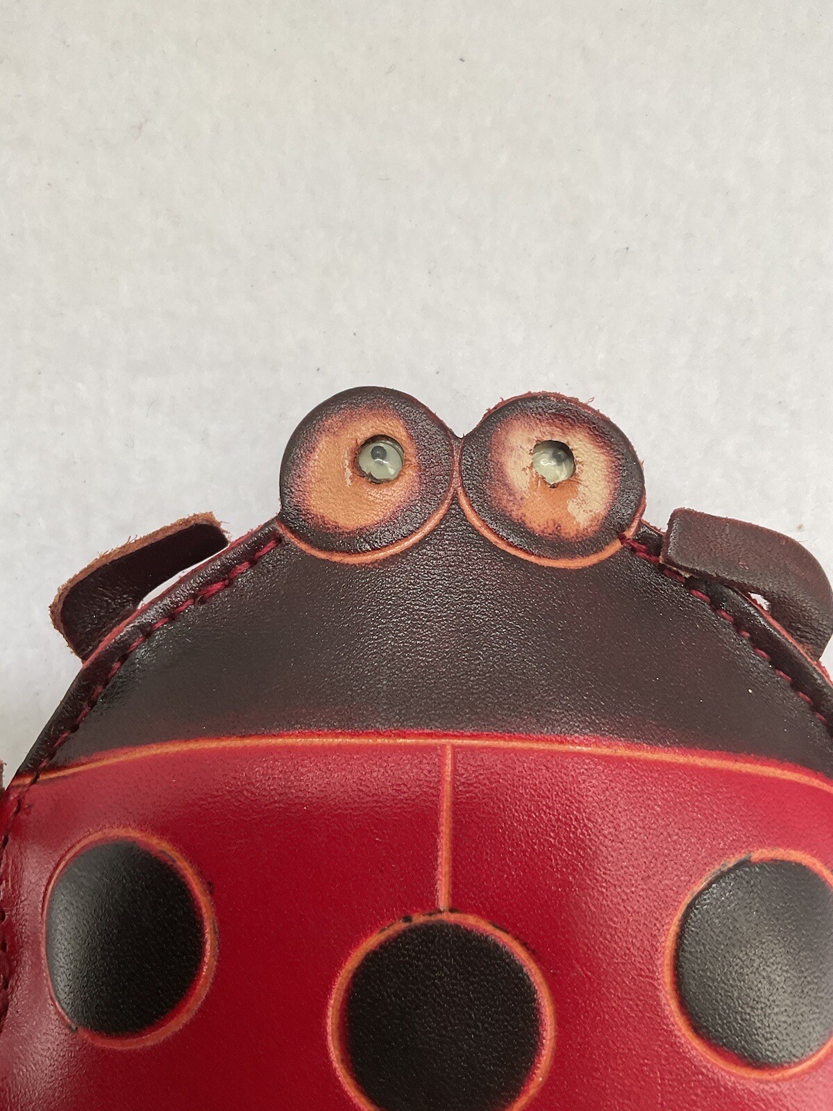 Lather Ladybug Wristlet Preowned In Excellent Condition