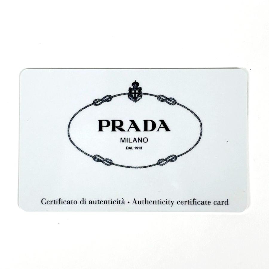 Prada Logo Plate 2WAY Nylon Leather Navy Handbag B1959V #BS2436