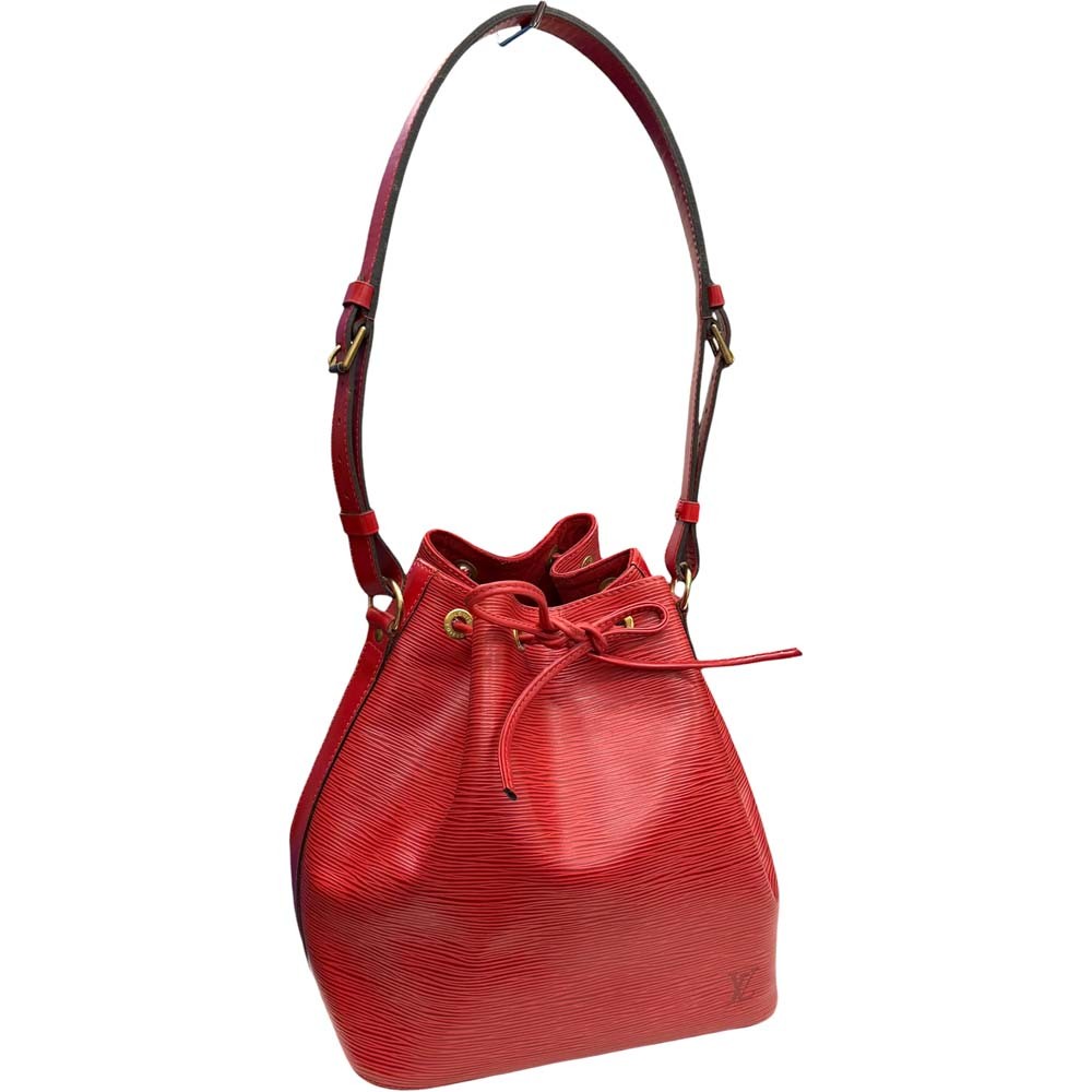 Louis Vuitton Noe M44107 Leather Red Bag Women’s #KNB1609