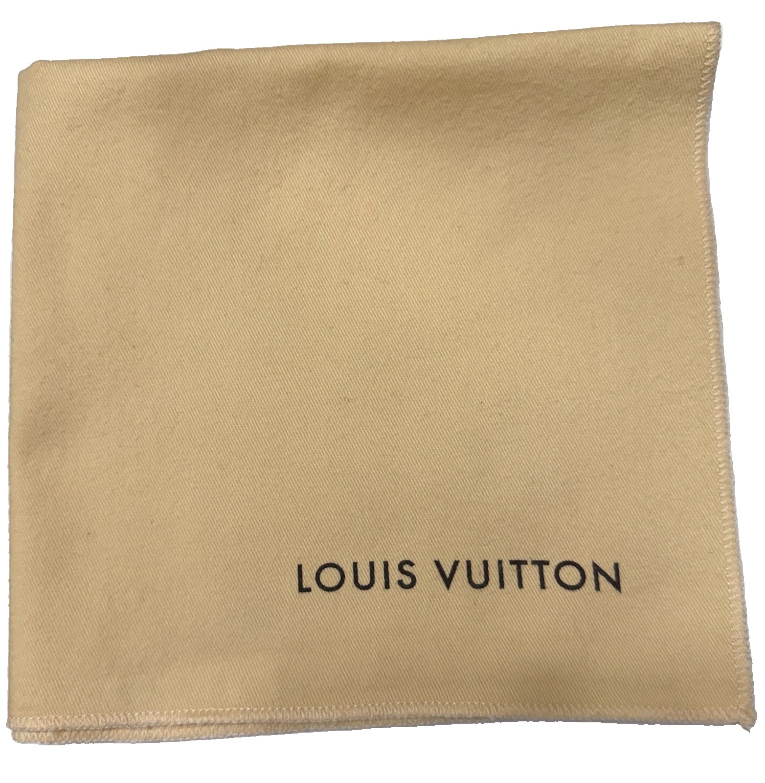 LOUIS VUITTON Logo Made in Italy Cotton Bag Presentation Cloth