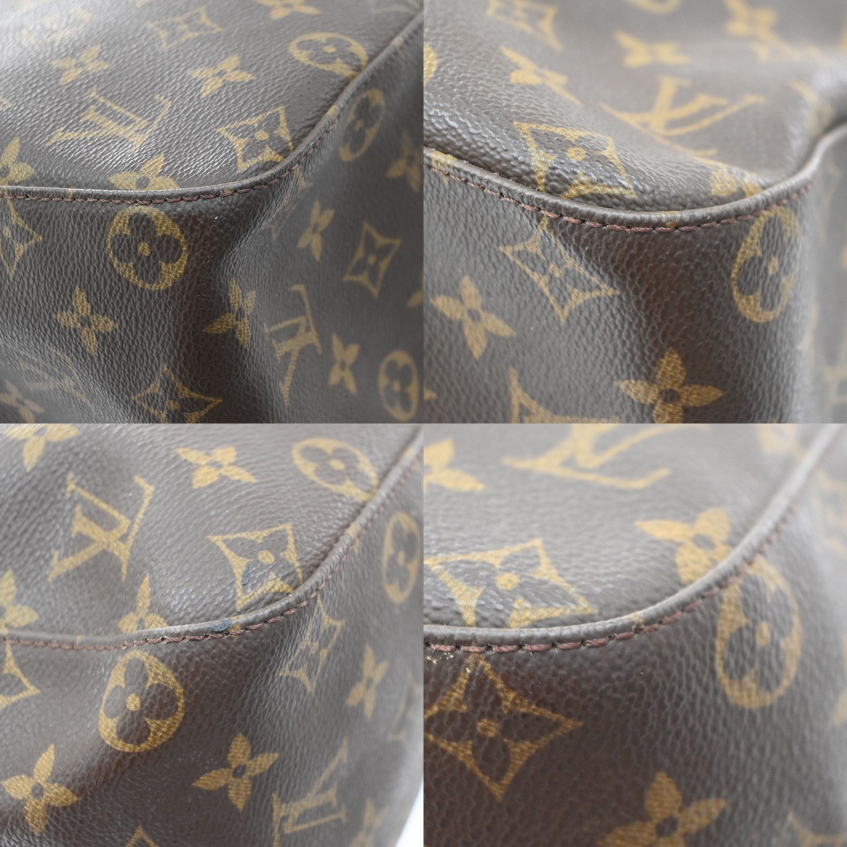 LOUISVUITTON Logo Looping GM Shoulder Bag Monogram Leather France M51145 73SA224