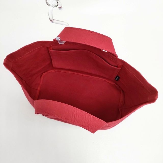 MARKS & WEB Cotton canvas round bag Tote Bag Red 6-0705G∞