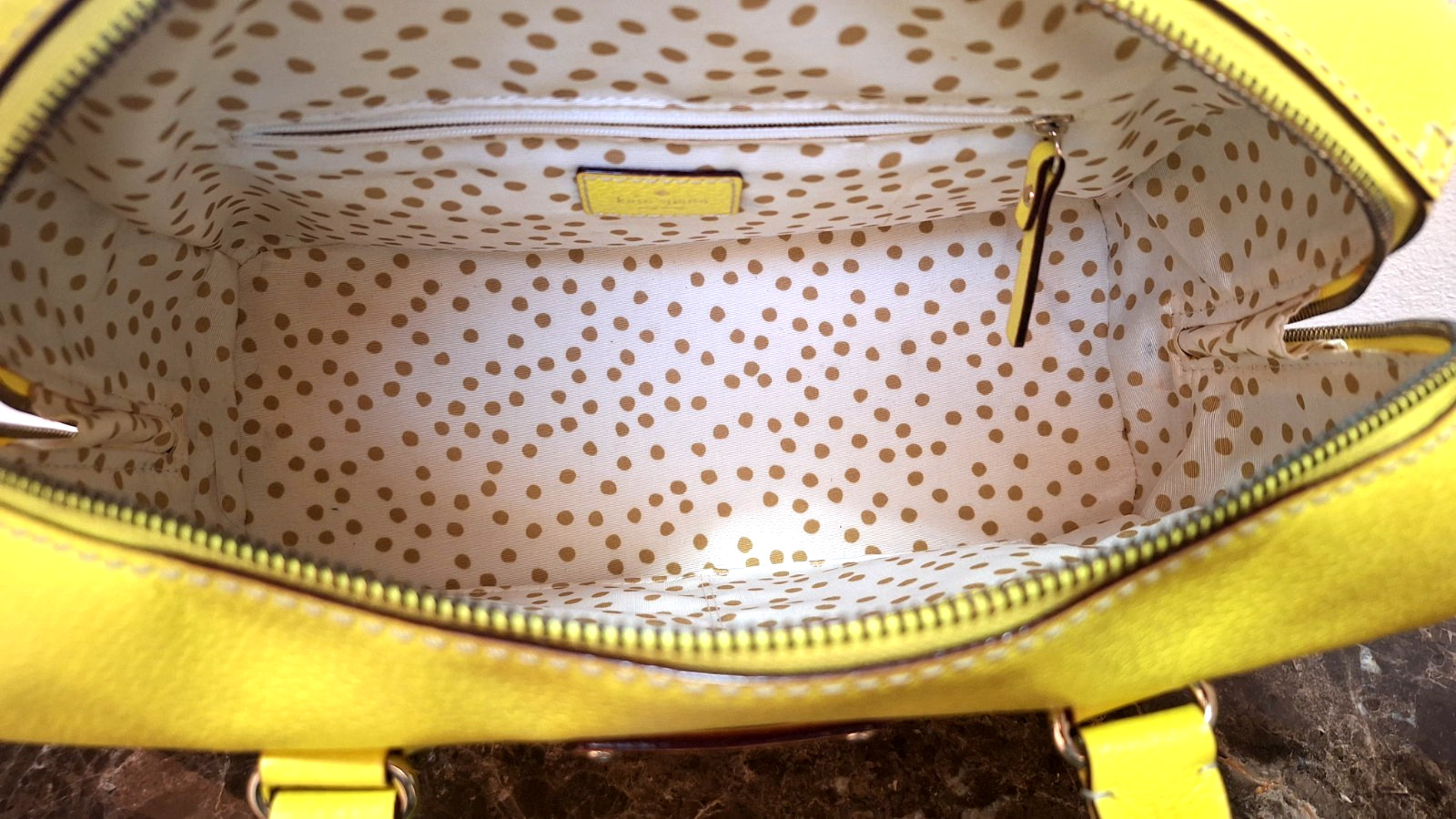Kate Spade Sunshine Yellow Satchel Shoulder Top Handle Doctor Style Handbag
