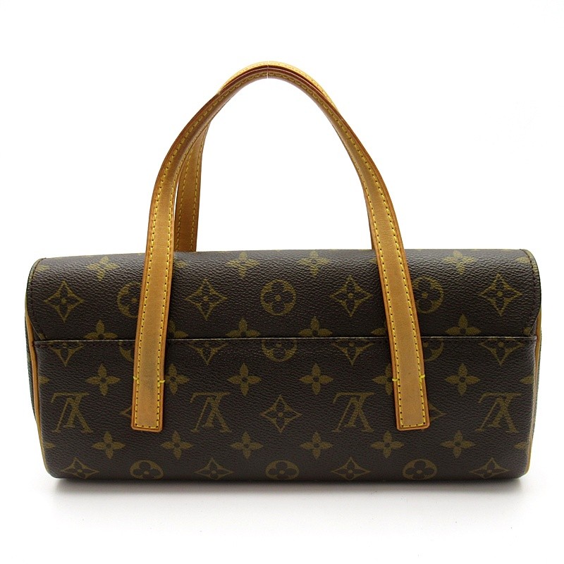 LOUIS VUITTON Sonatine M51902 Monogram Handbag Brown USED
