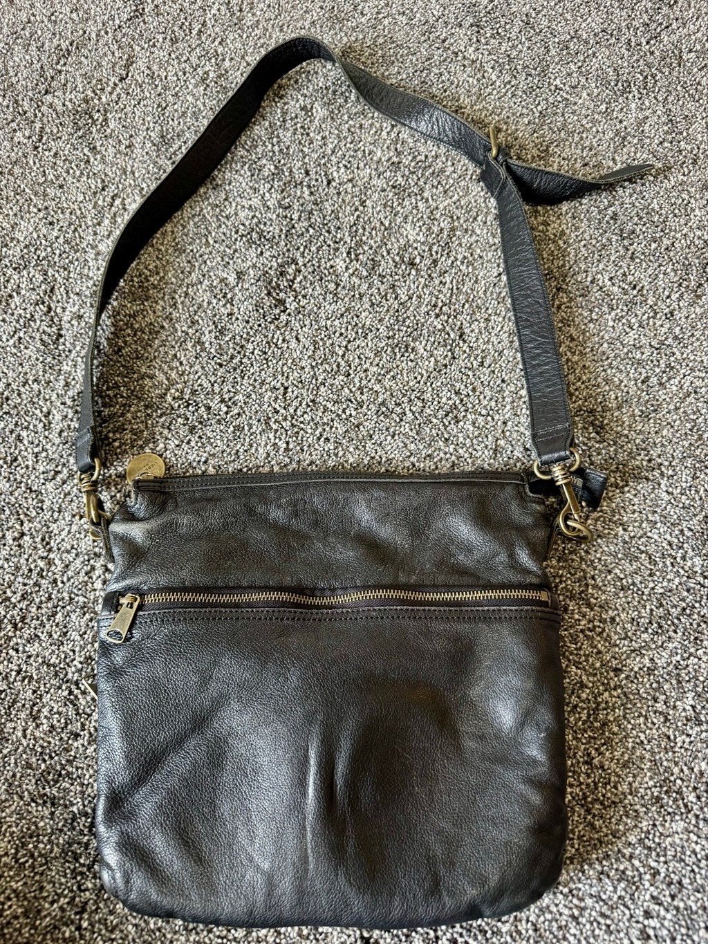 Liebeskind Berlin Anny Black Leather Crossbody Bag