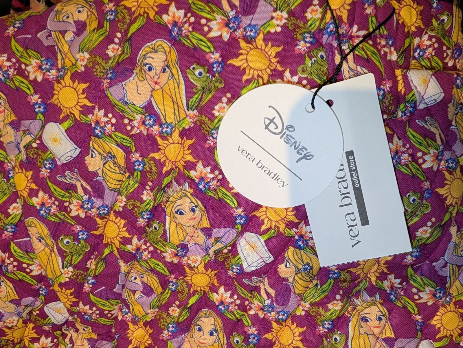 Vera Bradley Disney Rapunzel Climbing Ivy Large Travel Duffel