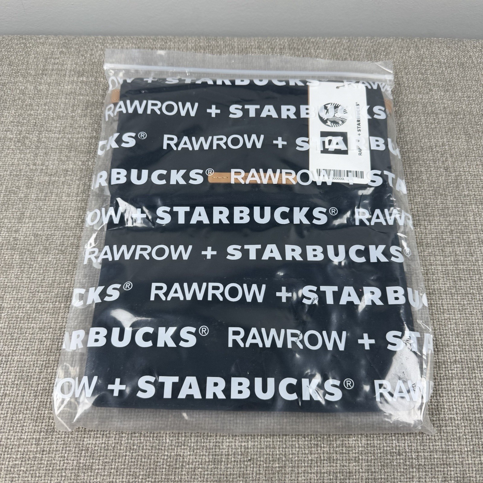 NWT Korea Starbucks Rawrow Black Changeable Purse Crossbody Bag Travel