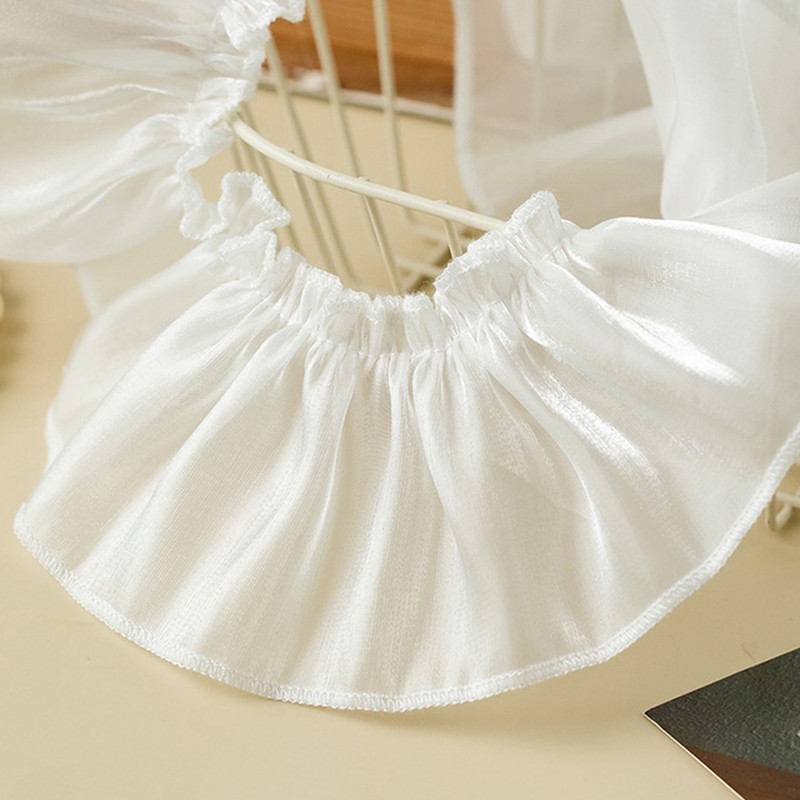7cm Satin Pleated Ribbon Trim Ruffle Tulle DIY Crafts Yarn Fabric Accessories