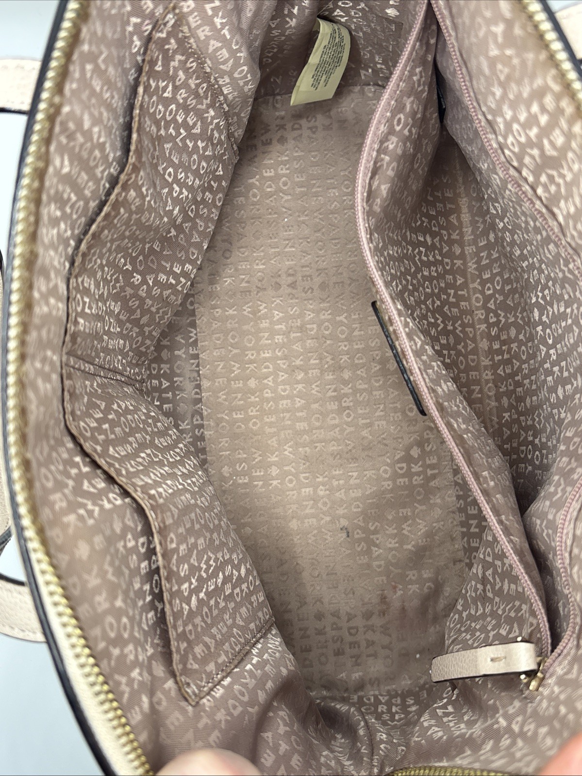 KATE SPADE ROSE CLOUD PINK DOME SATCHEL ( W 11.50 In X H 9.7 In X D 5 In )