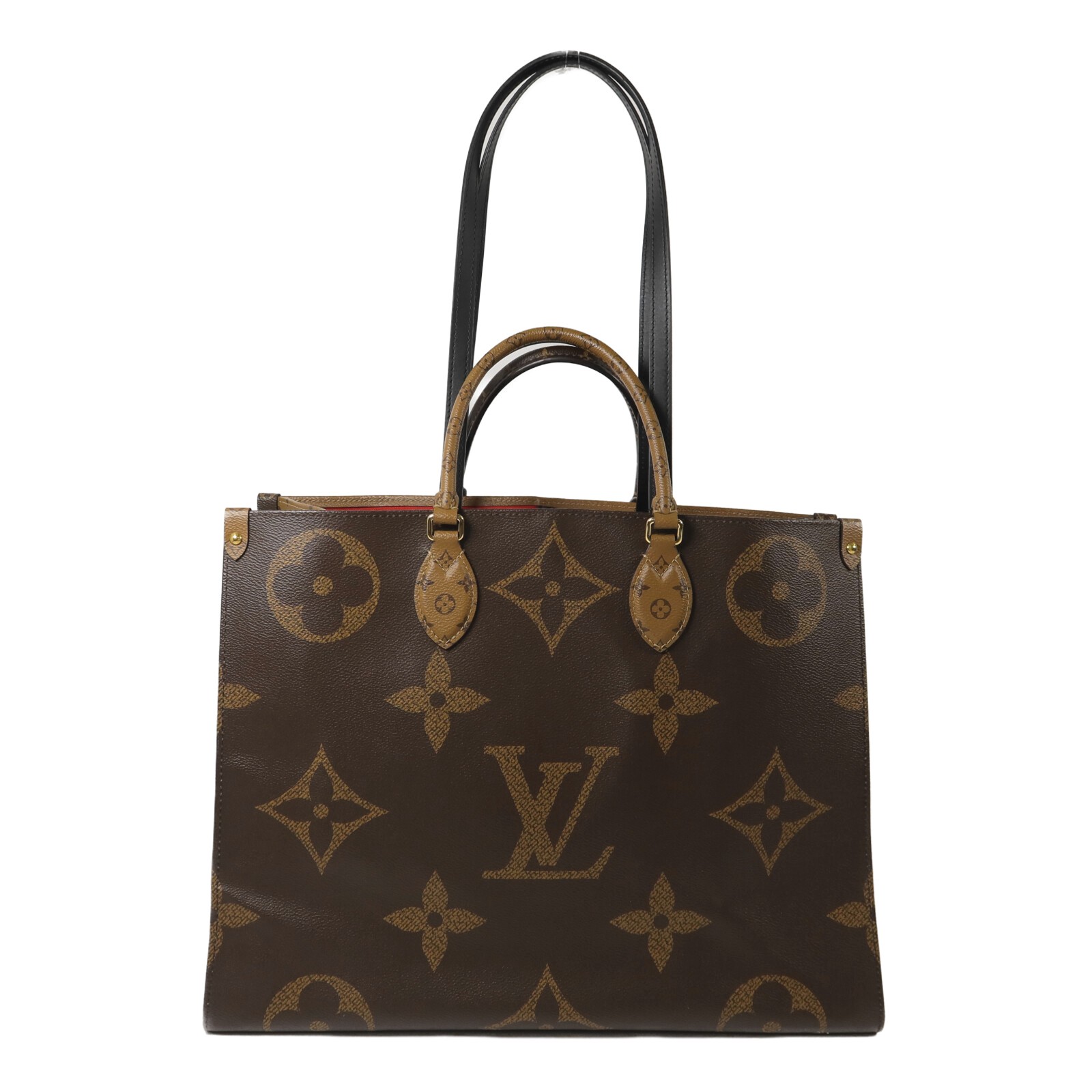 LOUIS VUITTON LV GHW On The Go GM 2 Way Shoulder Bag M45320 Monogram Giant Brown